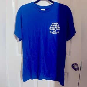 Virginia Beach Virginia Beach T-Shirt Blue Sun Surf Sand